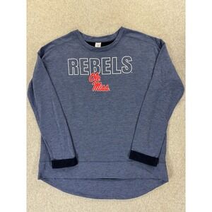 Ole Miss Rebels Sideline Campus Light Weight Crew Sweatshirt‎ (Women's Large)
